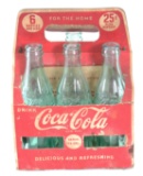 1939 Coca Cola 6 Pack with Bottles 6 for 25 Cents