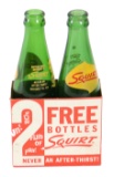 1950's Squirt 2 Free Bottles Carton Carrier