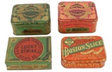 Four Assorted Tobacco Tins