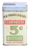 HB Franklin Club House 25 Count Cigar Tin