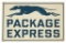 Greyhound Package Express w/Logo Tin Embossed Sign