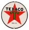 Texaco (Black-T) Star Logo Porcelain Sign