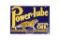 Power-Lube Motor Oil w/Tiger Logo DS Porcelain Sign