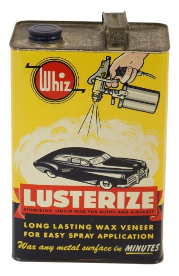 Whiz Lusterize Advertising Can