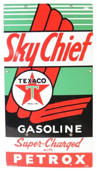 Texaco (White-T) Sky Chief Petrox Porcelain Plate