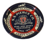 S.S. Pierce Co. Wine & Spirits Gambling Tip Tray
