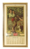 1932 Coca-Cola Norman Rockwell Calendar  Framed