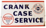 Standard Oil Crank Case Service Porcelain Sign