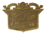 Florsheim Shoes Brass Sign