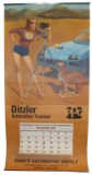 Ditzler Automotive Finishes 1982 Ad Calendar