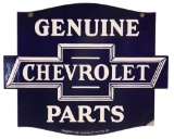 Genuine Chevrolet Parts DS Porcelain Sign