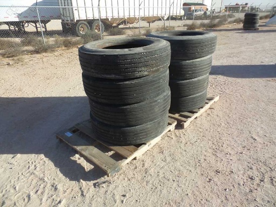 (8) 22.5" Tires