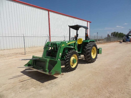 2008 John Deere 5203 Tractor with Implements