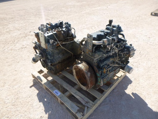 (2) Kubota 4 Cylinder Diesel Engines