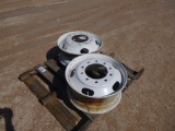 (2) Different Size Truck Wheels