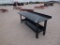 Unused Shop Table 29.5'' x 90'' Heavy Duty Work Bench with Shelf