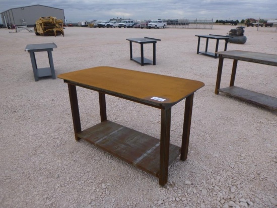 Unused Shop Table 30'' x 57'', Welding Shop table