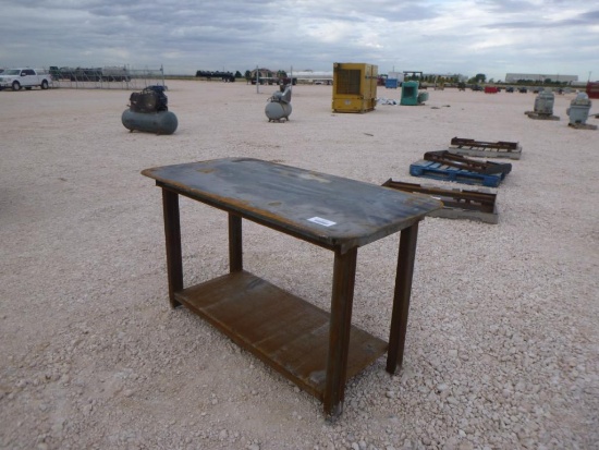 Unused Shop Table 30'' x 57'', Welding Shop table