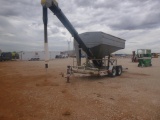 Convey-All BTS 290 Seed Tender on a Utility Trailer