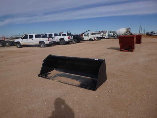 Unused Skid Steer Bucket 78'' Wide with Single Blade