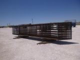 Set of (10) Fence Panels, (1) with 6 Ft Gate