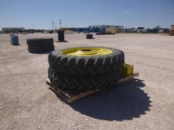 Tractor Duals 380/90 R 50 and Wheel Hubs/Extensions