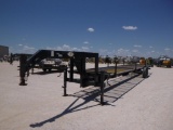 Shop Made 40Ft Gooseneck Pipe Trailer