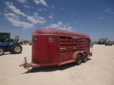 Shop Made Bumper Pull Livestock Trailer
