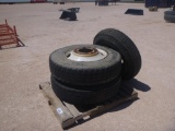 (3) Truck Wheels/Tires