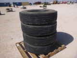 (4) Truck Tires 285/75R 24.5