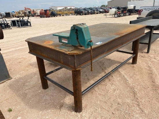 Shop Made Heavy Duty 8 Ft Shop Table