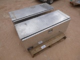 (2) 4ft RC Aluminum Diamond Plate Toolboxes