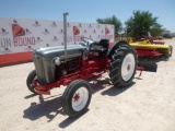 Ford 600 Tractor with Utility Trailer, Attachments