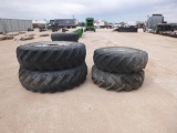 Set of (4) Tractor Wheels