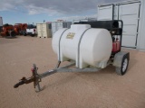 Pressure Washer on Trailer with 300 Gallon Water Tank