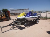 Pair of Jet Skis with Trailer