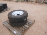 (2) Unused Wheels-Tires 235/80R 16