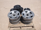 (4) Polaris Wheels/(4) Vehicle Wheels