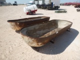 (2) Shop Made Water Trough's