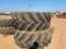 Two tractor tires