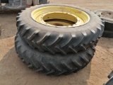 (2) Row Crop 14.9 R46 Tires