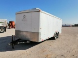 Enclosed Trailer with Equipment Inside