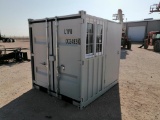 7ft Container with side Door and a Window