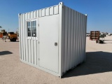 9ft Container with side Door and a Window