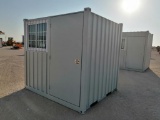 8ft Container with side Door and a Window