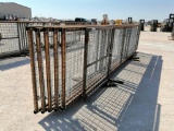 Set of (6) 20FT Long 4'6''High Goat Panels (1)with 4ft Gate