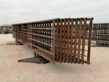 (10) Fence Panels, (1) With 8Ft Gate