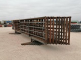 (10) Fence Panels, (1) With 12Ft Gate