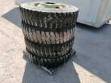 (4) Wheels/Tires 12R 24.5