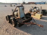 4'' Water Pump with Electric Motor on Trailer